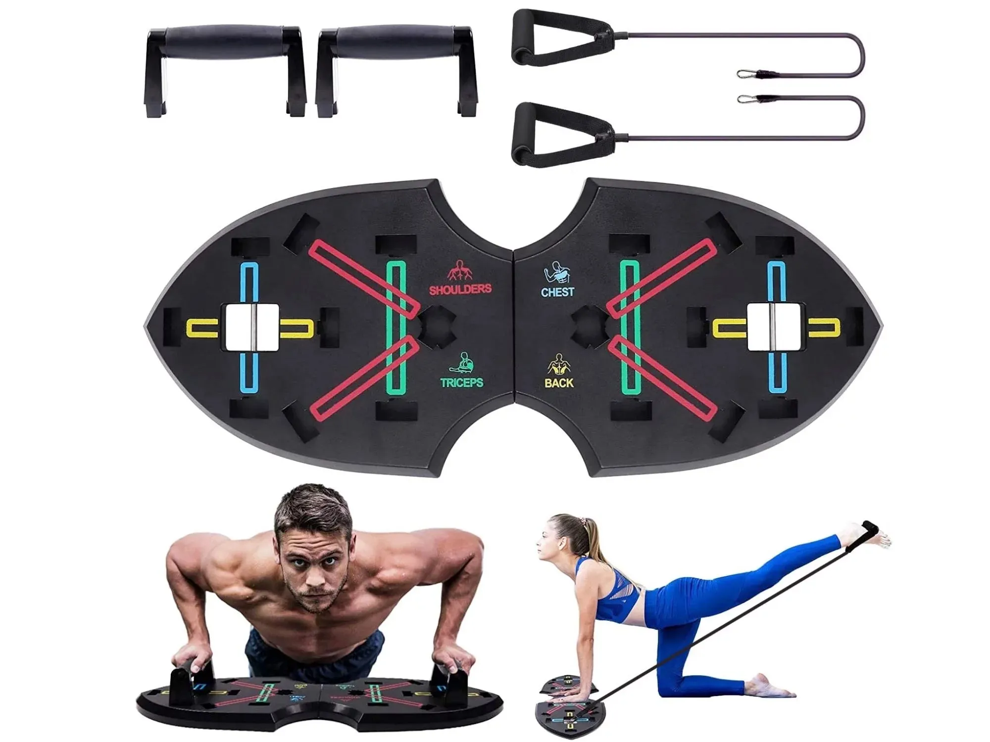 12 in 1 Push up Rack Board System Fitness