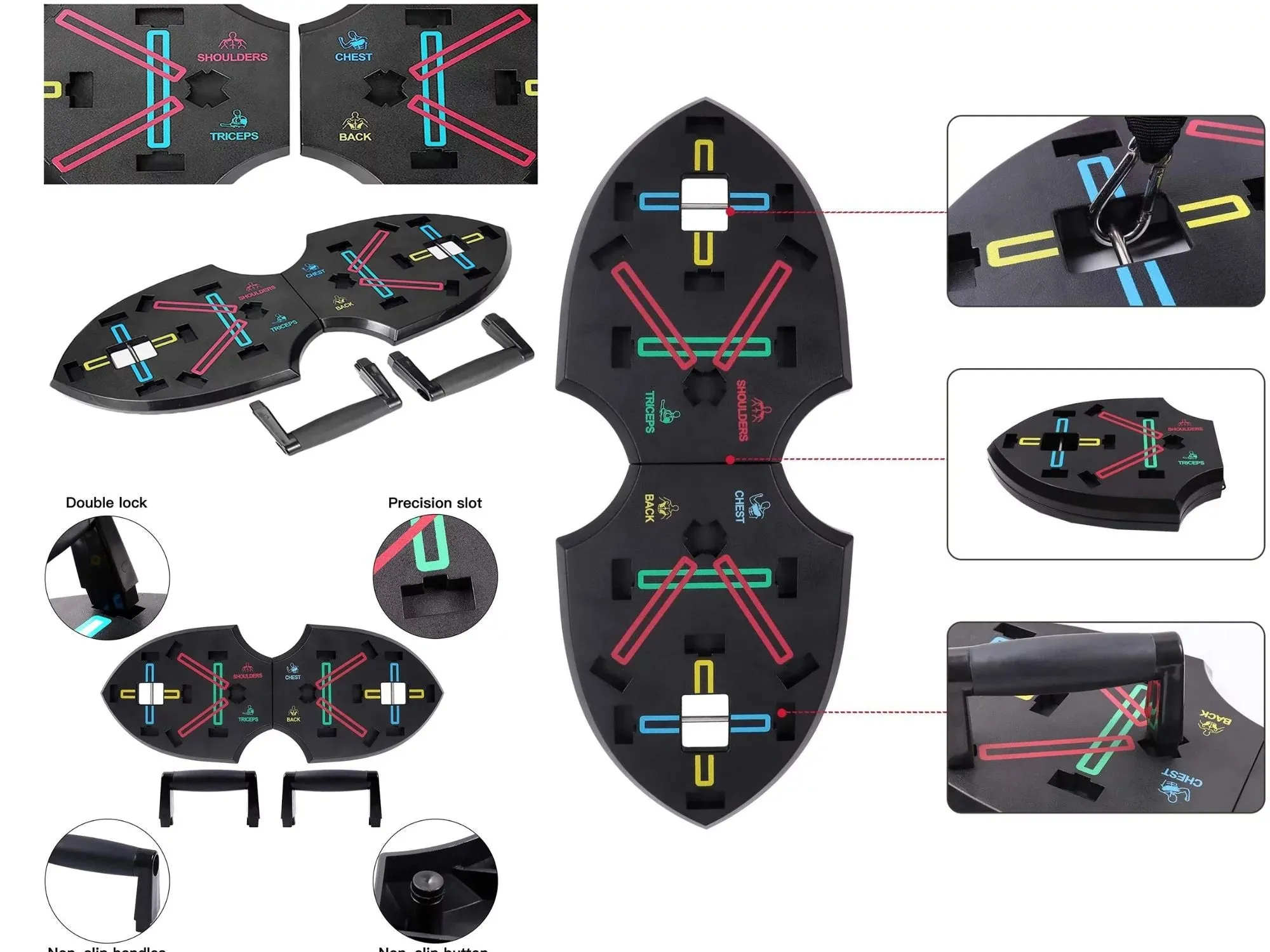 12 in 1 Push up Rack Board System Fitness