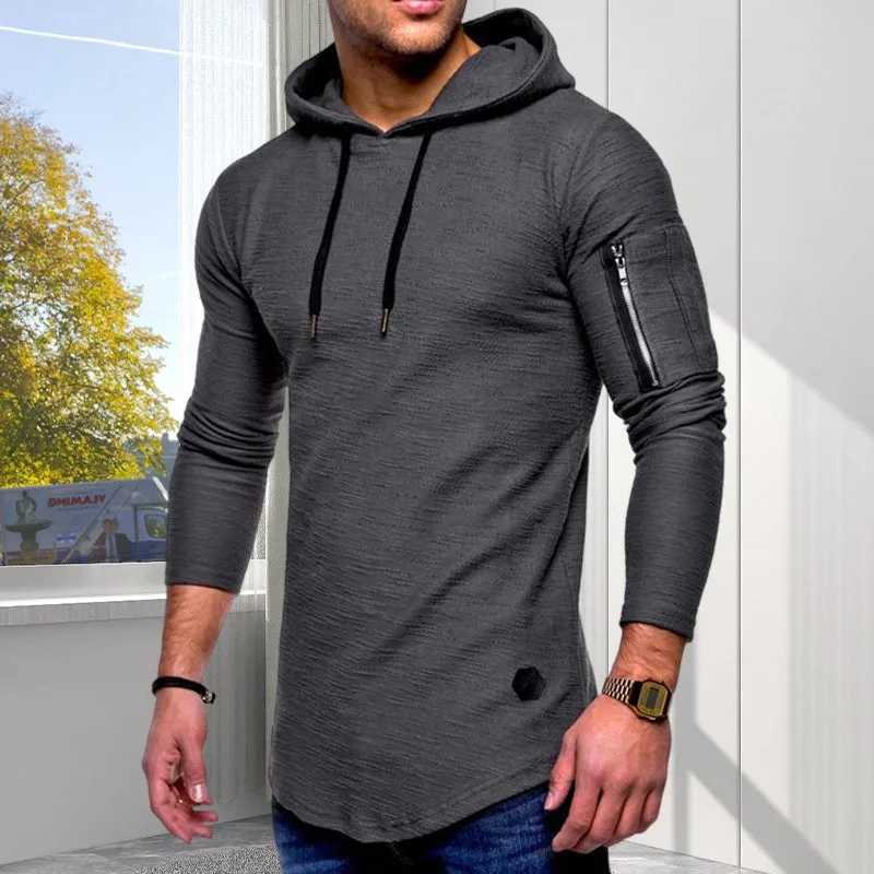 1/4 Zip Long Sleeve Dry Fit Workout Sweatshirt