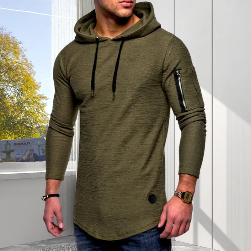 1/4 Zip Long Sleeve Dry Fit Workout Sweatshirt