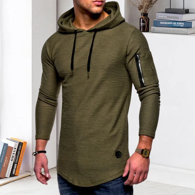 1/4 Zip Long Sleeve Dry Fit Workout Sweatshirt