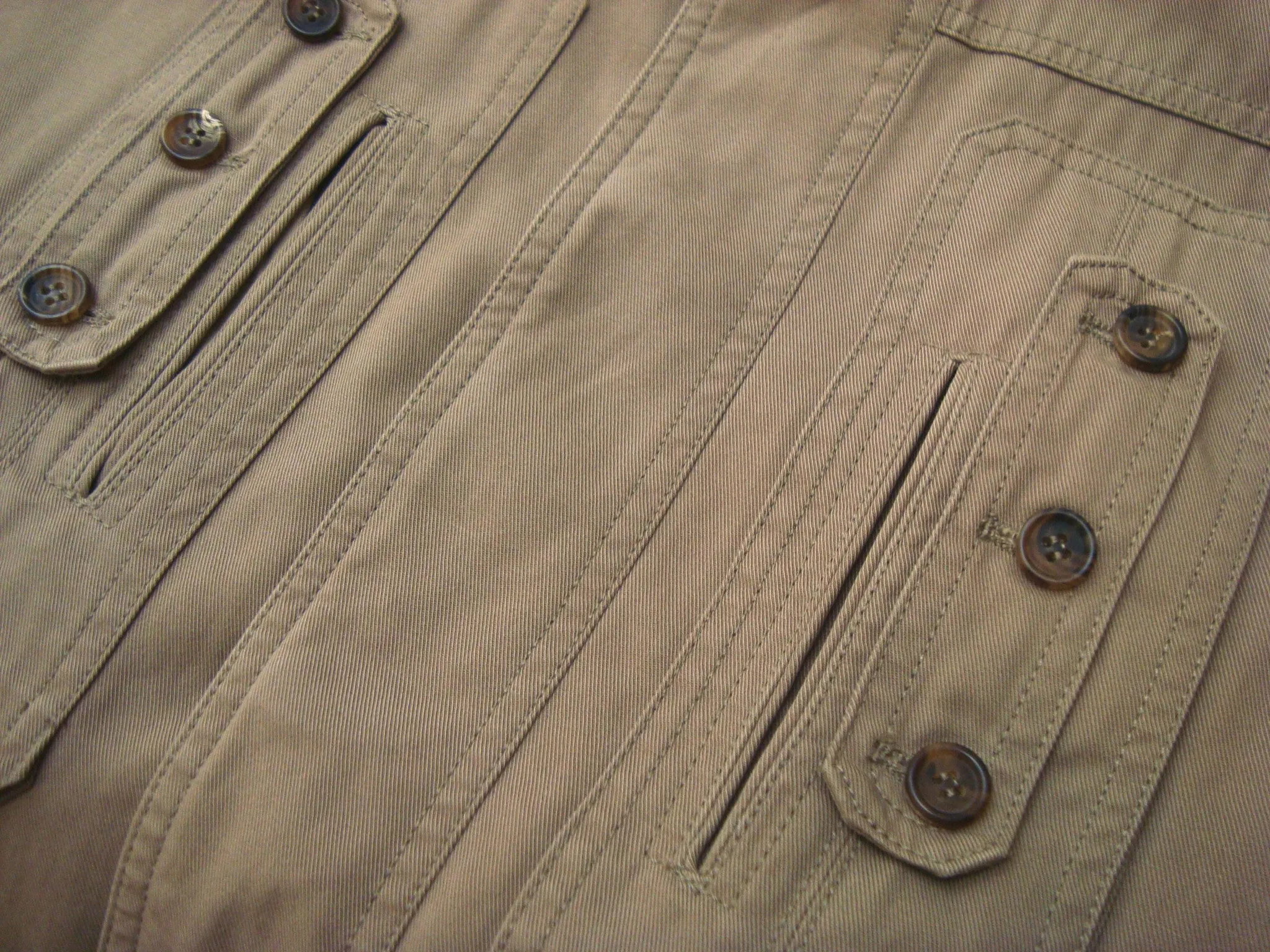 2006 Vintage Twill Military Blouson with Pocket Details