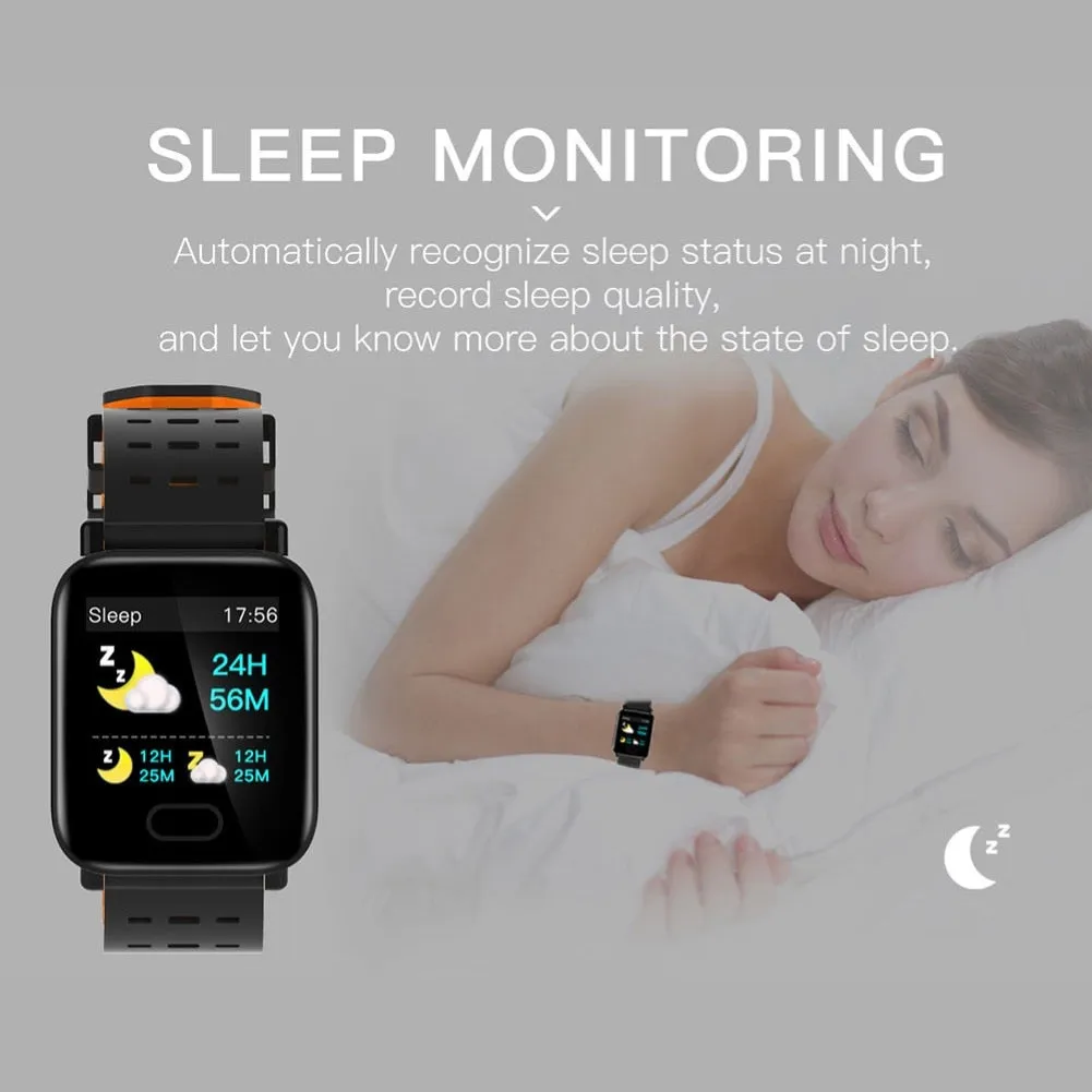 A6 Plus Smart Watch (Unisex, Blood Oxygen Measure)