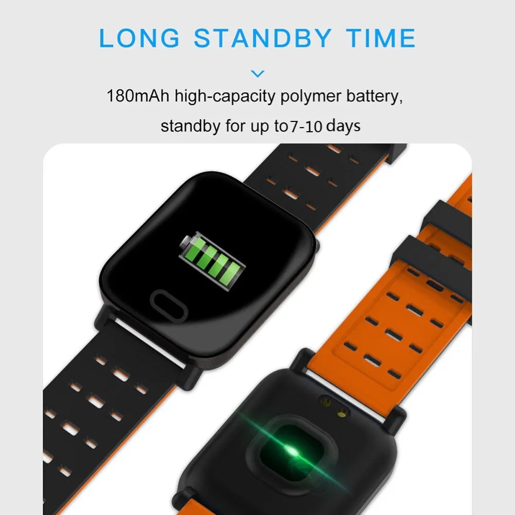 A6 Plus Smart Watch (Unisex, Blood Oxygen Measure)