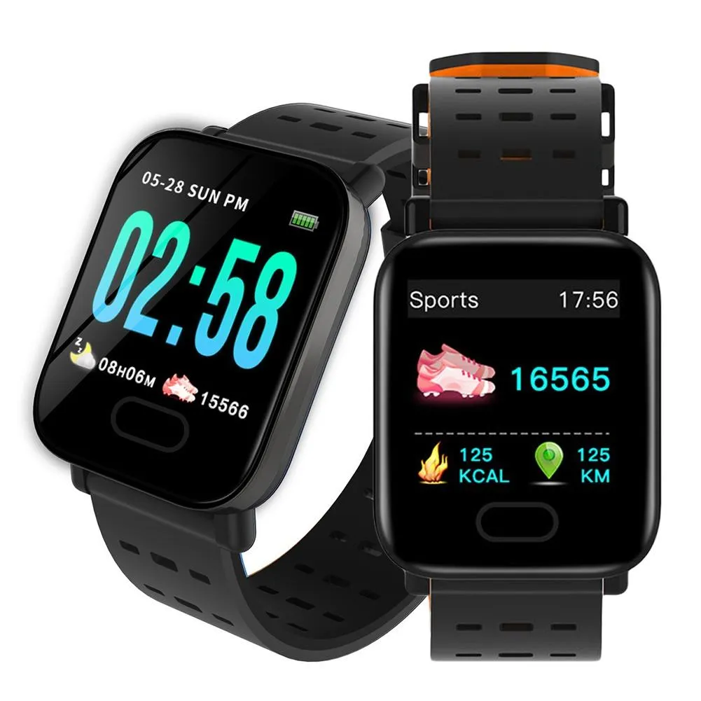 A6 Plus Smart Watch (Unisex, Blood Oxygen Measure)