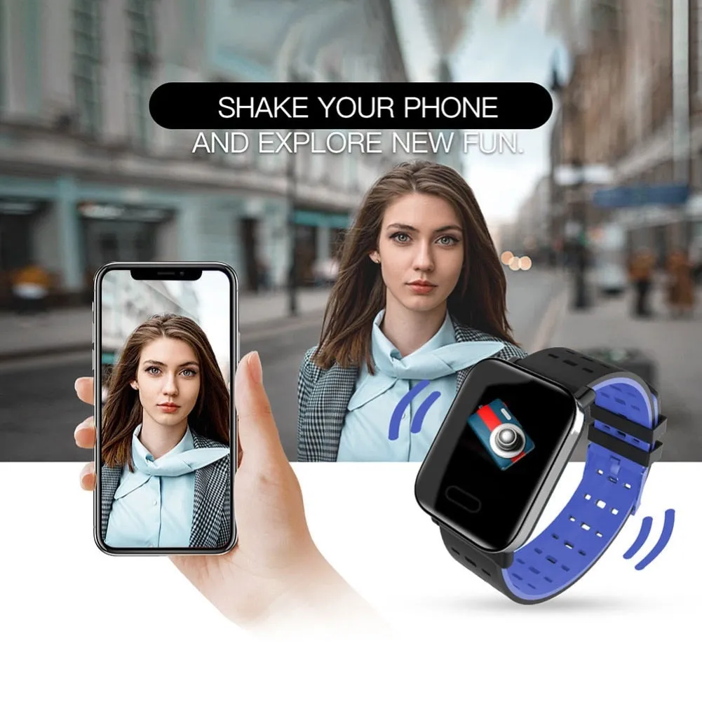 A6 Plus Smart Watch (Unisex, Blood Oxygen Measure)