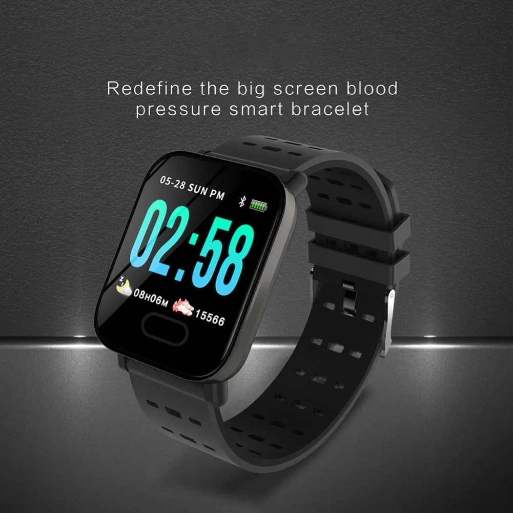 A6 Plus Smart Watch (Unisex, Blood Oxygen Measure)