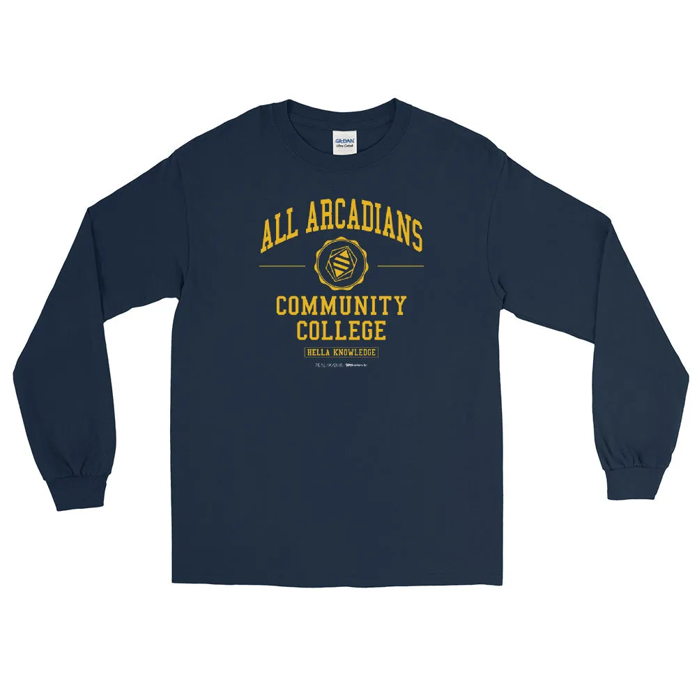 All Arcadians Community College Men's Long Sleeve