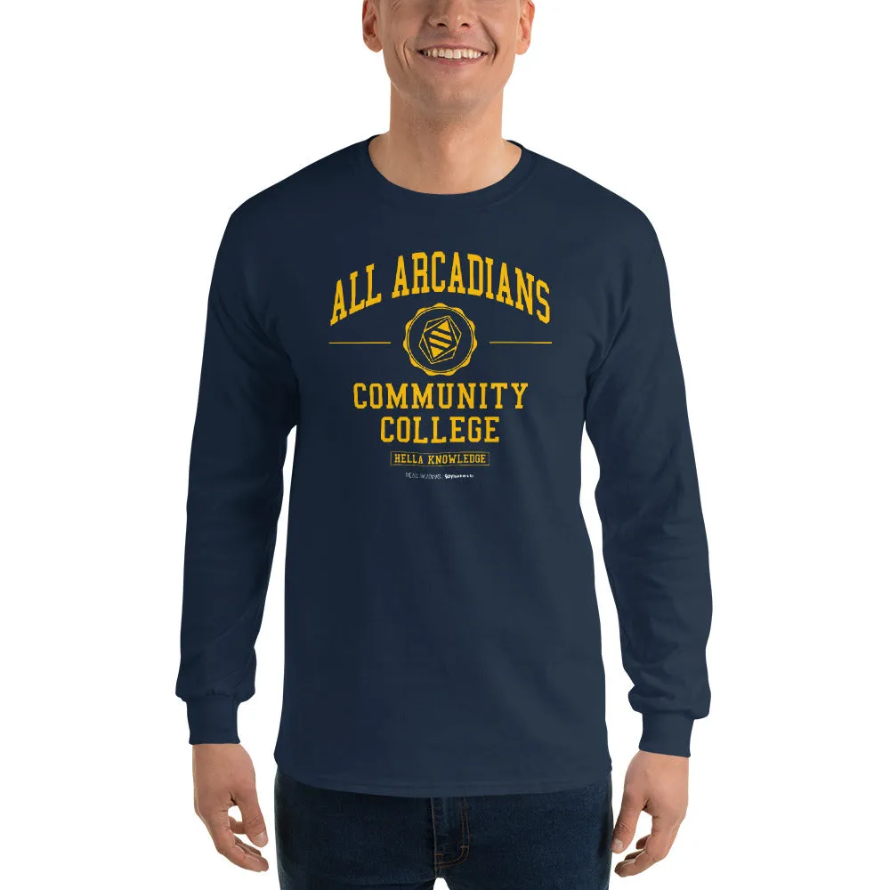 All Arcadians Community College Men's Long Sleeve