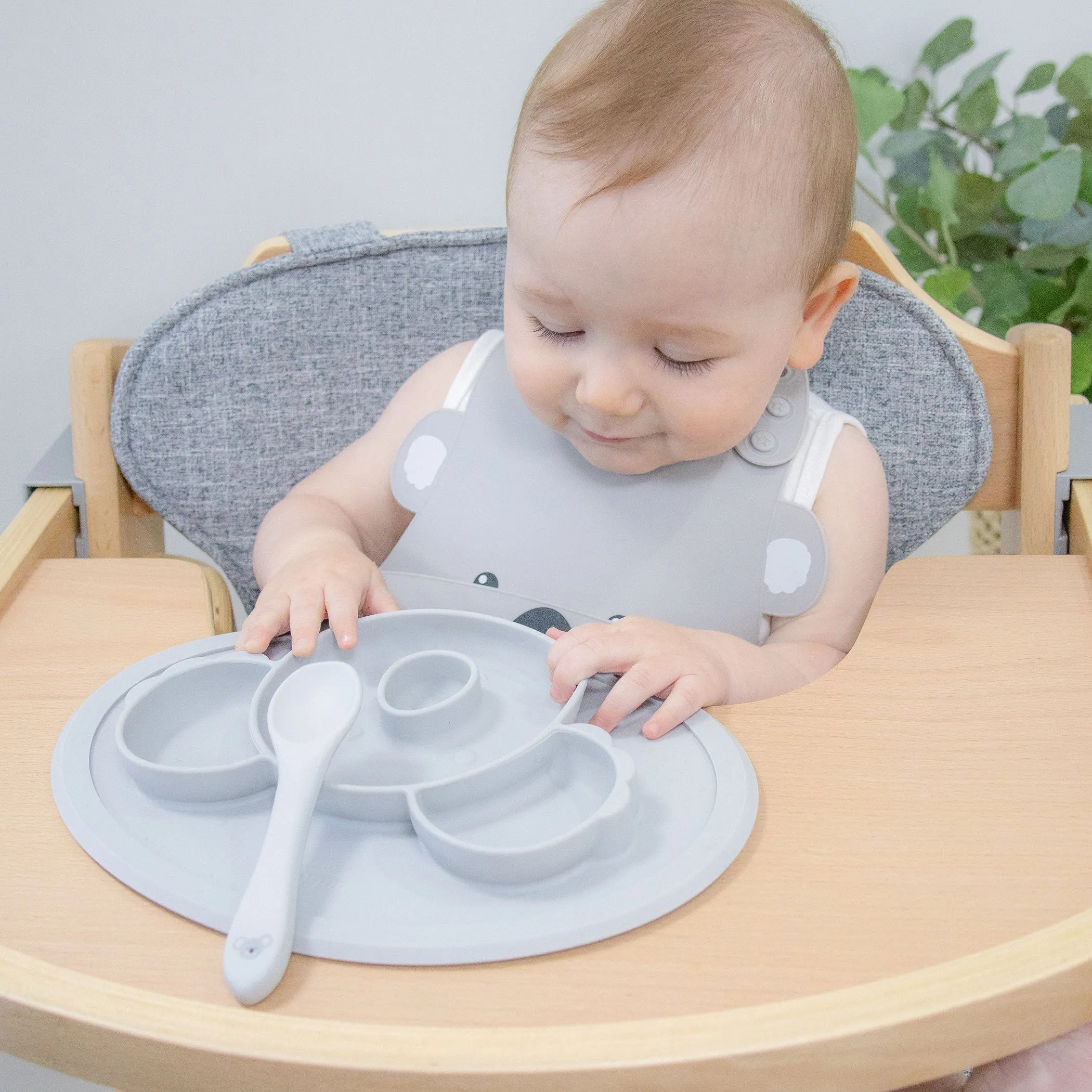 Aussie Animals 'Koala' 5PC Silicone Feeding Gift Set