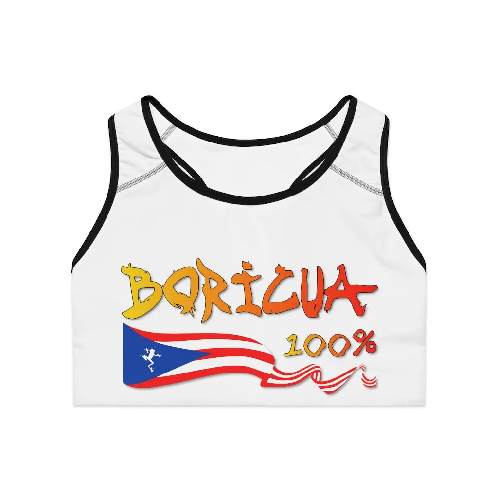 Boricua 100% - Sports Bra (AOP)