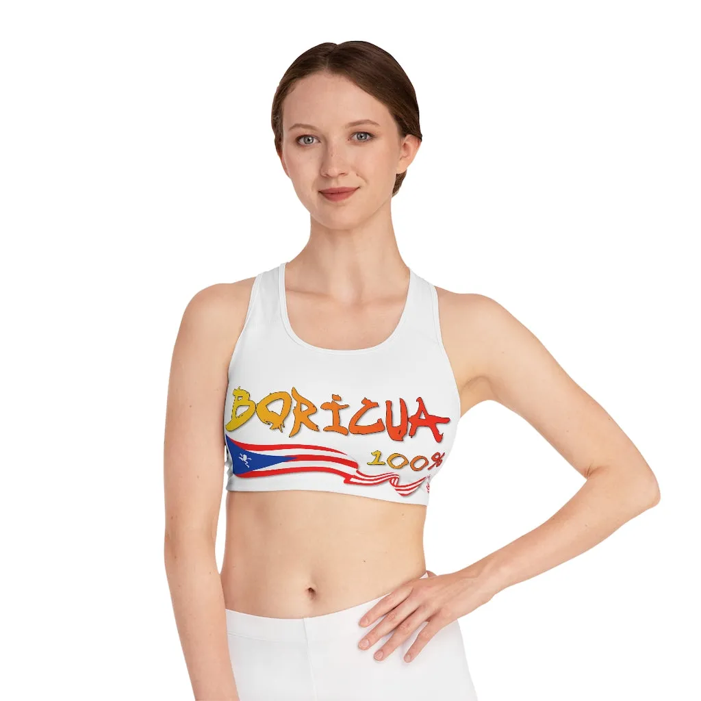 Boricua 100% - Sports Bra (AOP)