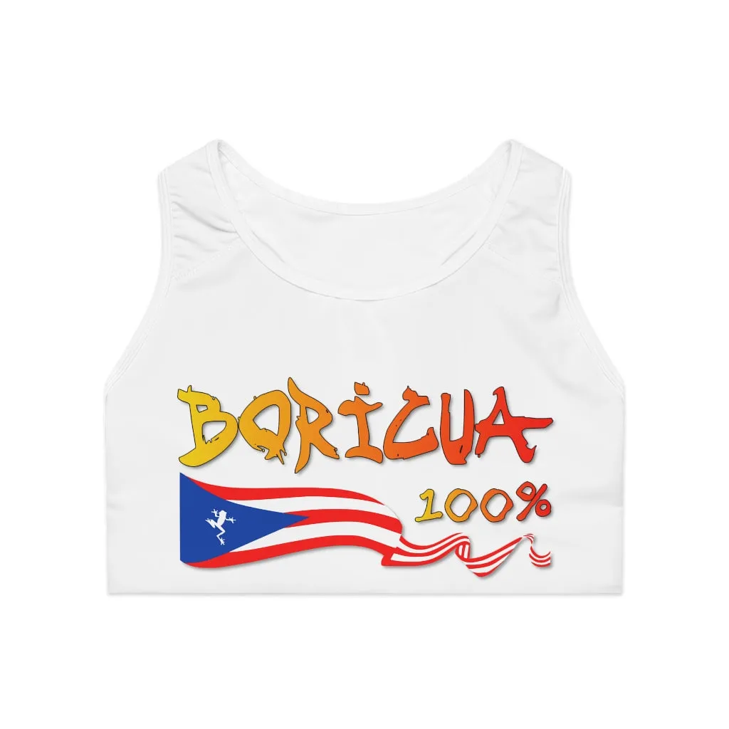 Boricua 100% - Sports Bra (AOP)