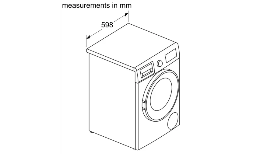 Bosch WNA134U8GB 8kg 5kg 1400 Spin Washer Dryer White