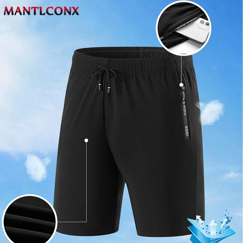 Casual Shorts Men Sportswear Thin Quick Dry Breathable Running Shorts Workout Shorts Men Joggers Summer Gym Fitness Sport Bottom