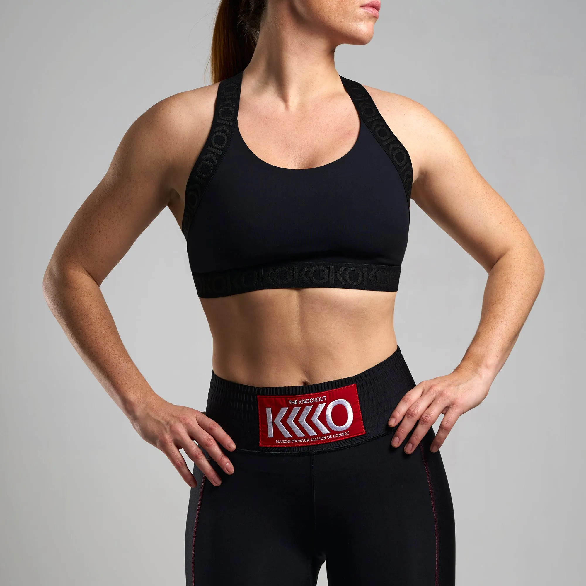 Contender Sport Bra in Black