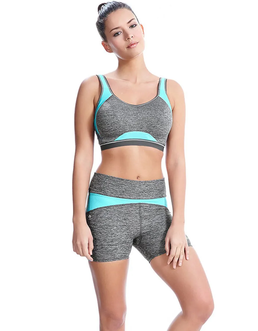 Freya Active Epic Underwire Crop Top Molded Sports Bra, Carbon Grey