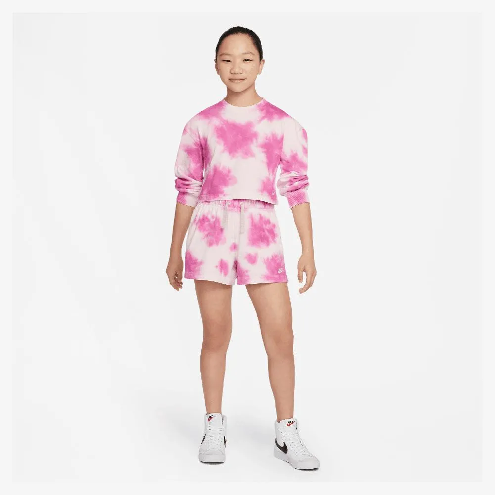 Girls' Sportswear Washed Jersey Sweatshirt