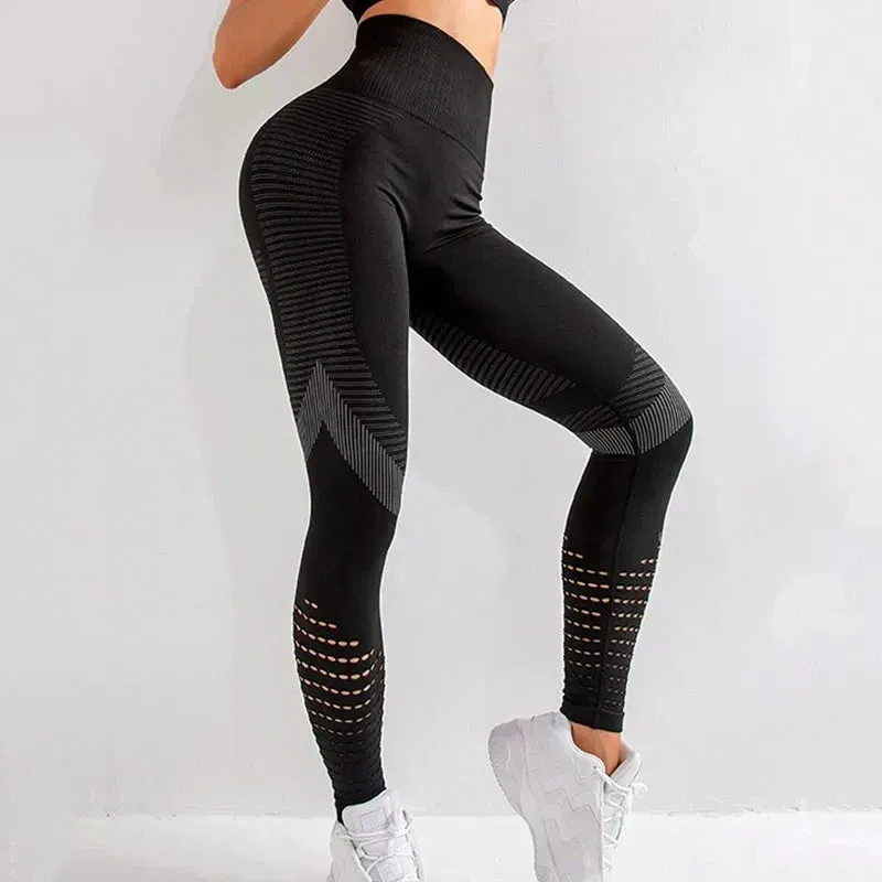 High Waist Sportswear Fitness Legging with Breathable Fabric