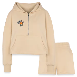 I Know You See It Women’s Cropped Hoodie & Jogger Short Outfit Set