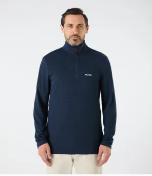 MEN'S MUSTO FAST DRY 1/2 ZIP TOP - NAVY