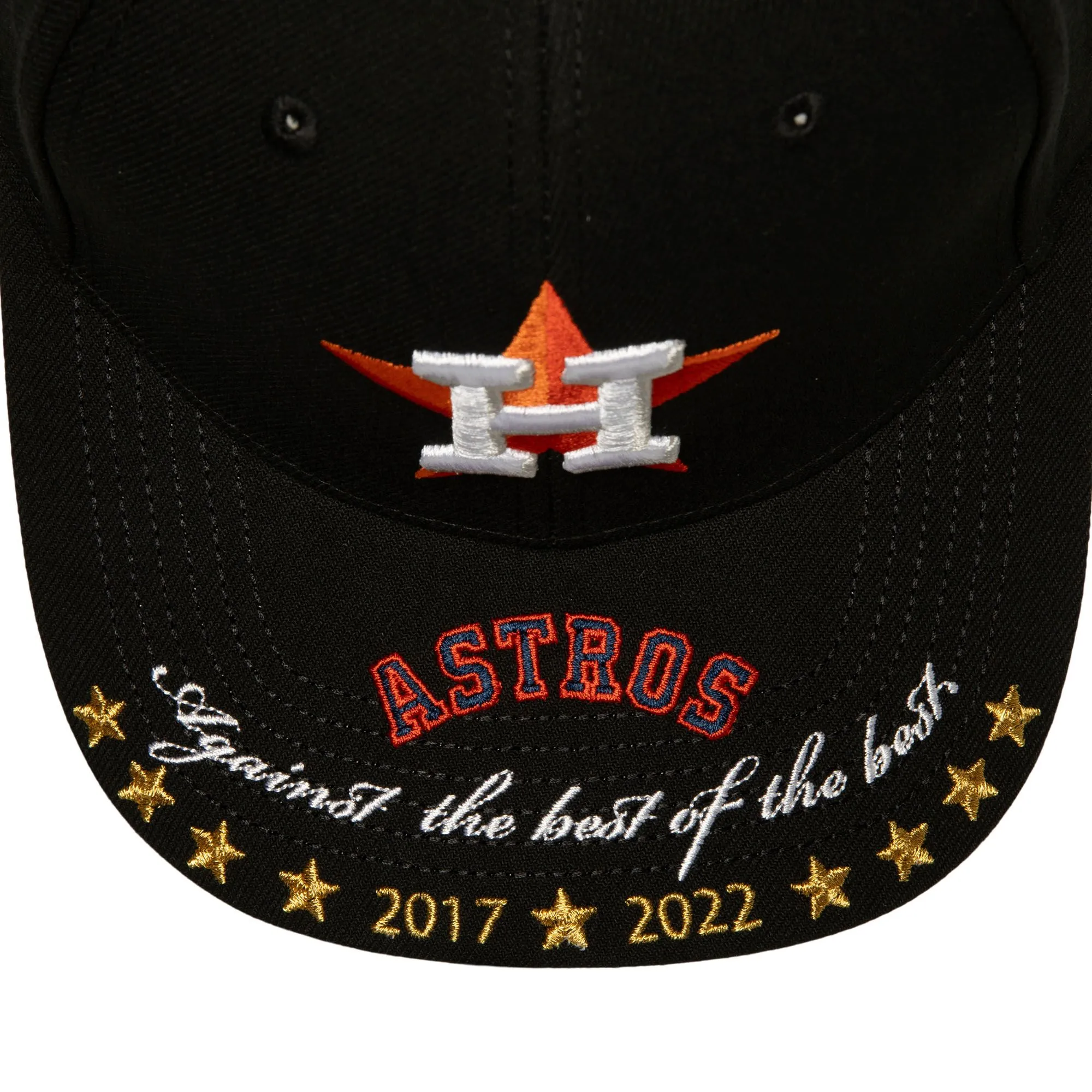 Mitchell & Ness Men's Houston Astros Against The Best Pro Snapback Hat, Black