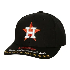 Mitchell & Ness Men's Houston Astros Against The Best Pro Snapback Hat, Black