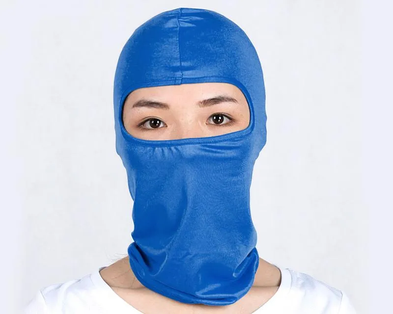 Motorcycle Cycling UV Protection Iycra Balaclava Full Face Mask