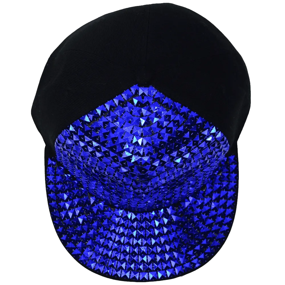 New Flat Hat Baseball Cap Hat Hip-hop Fashion Sequins