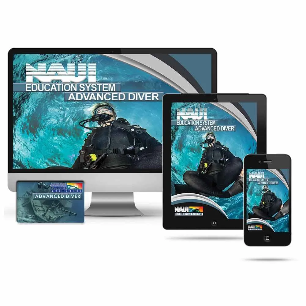 Online NAUI Advanced Scuba Diver Academics-Elearning