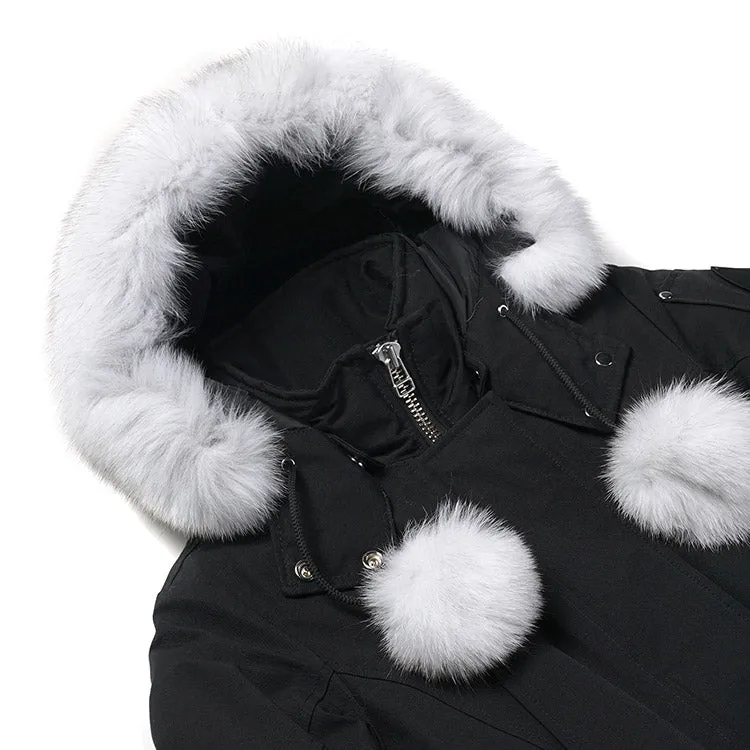 Stirling Parka Black/white