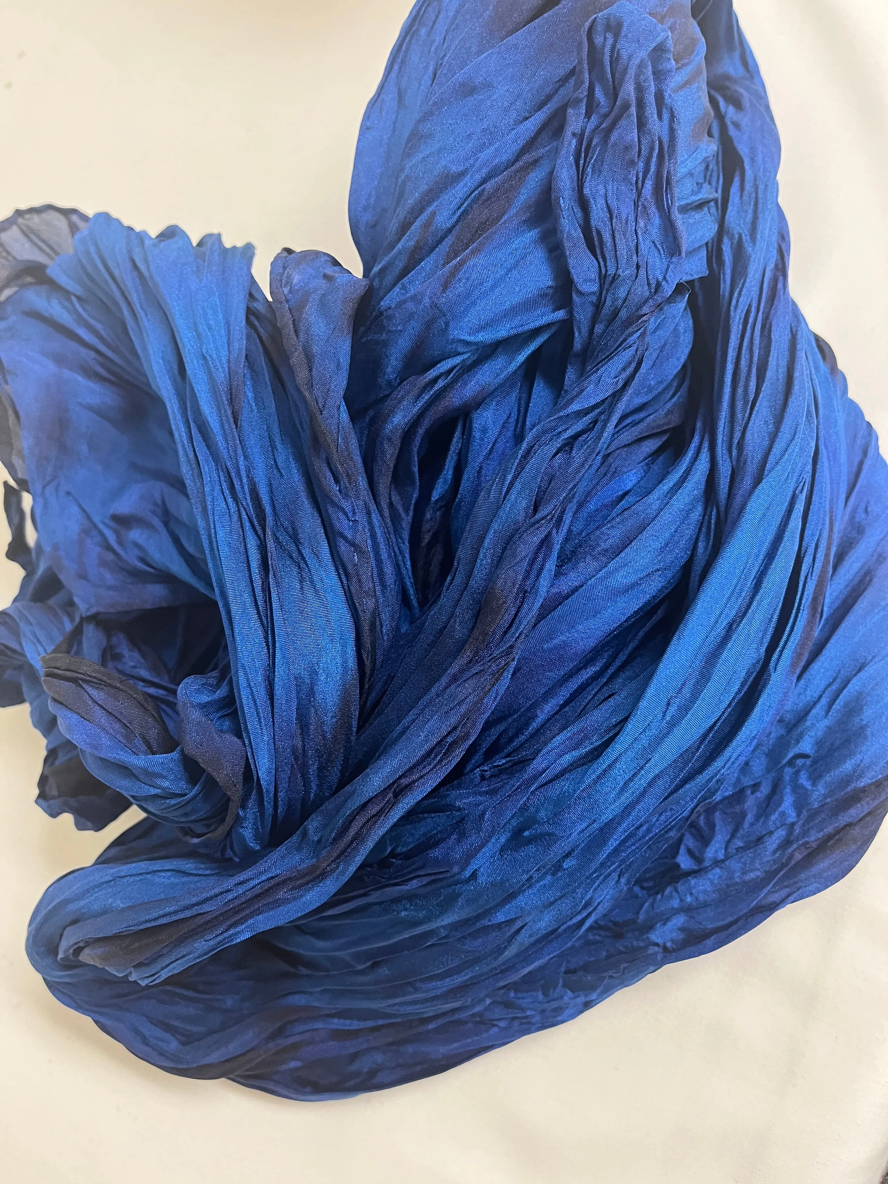 The “Activity Scarf” - hand-dyed silk scarf - $125