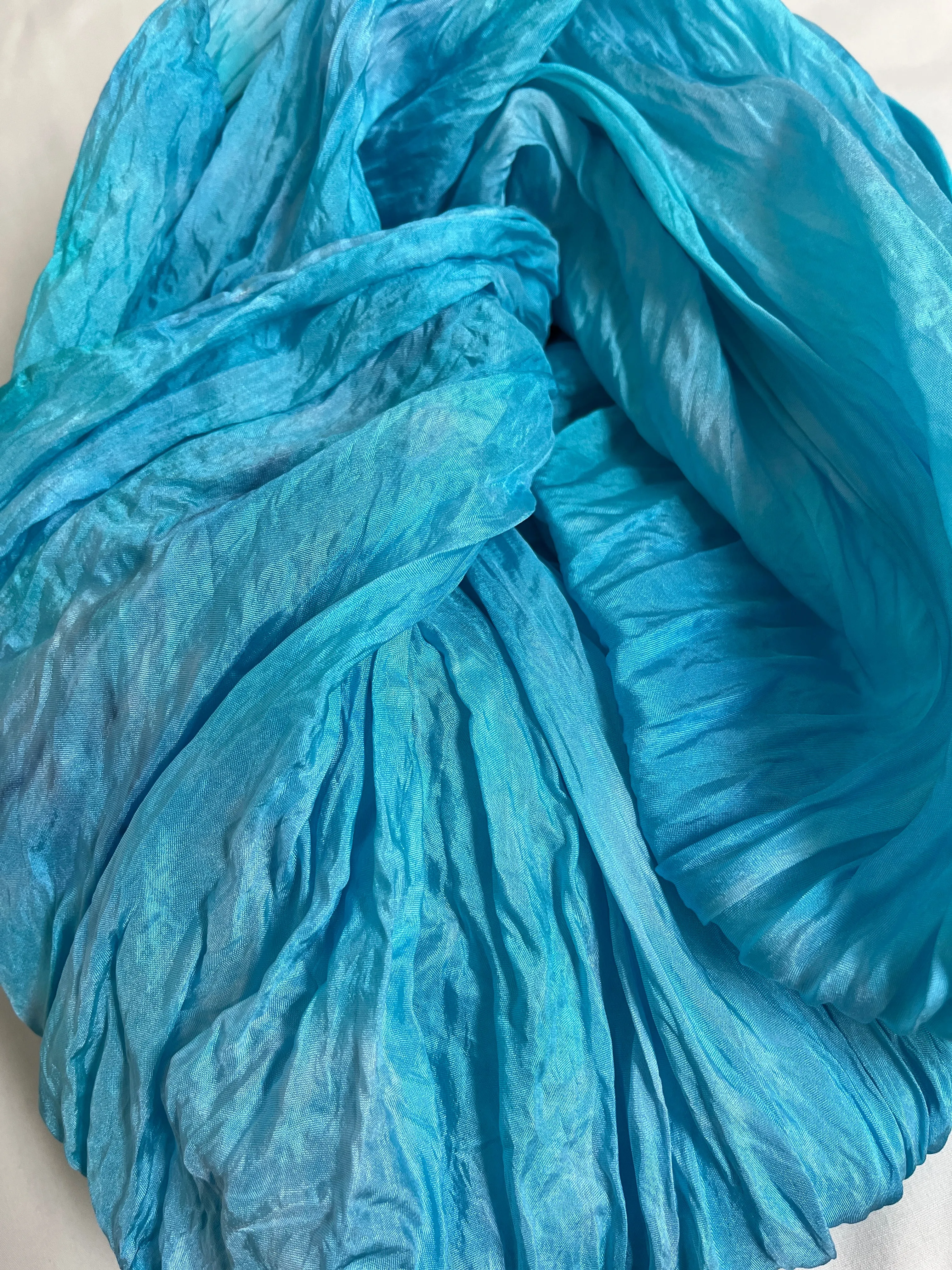 The “Activity Scarf” - hand-dyed silk scarf - $125