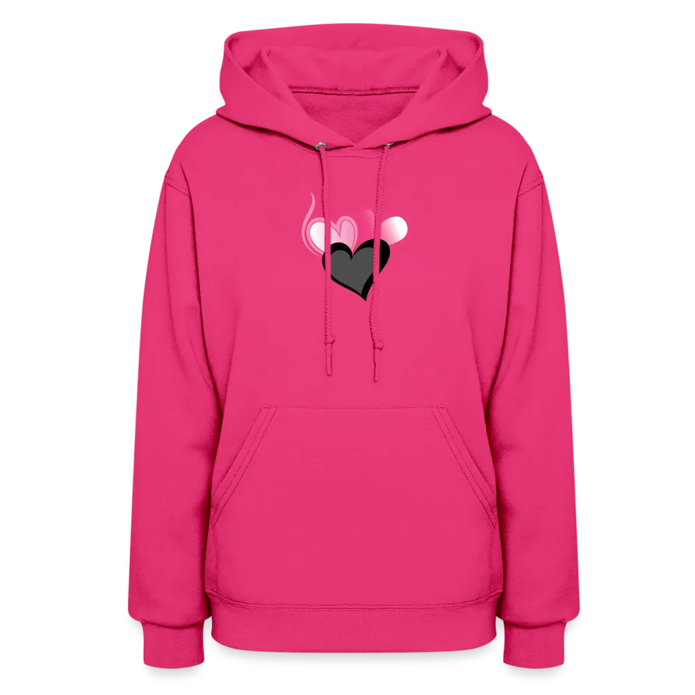 Three Heart Cord Women's Hoodie - Ships from The US