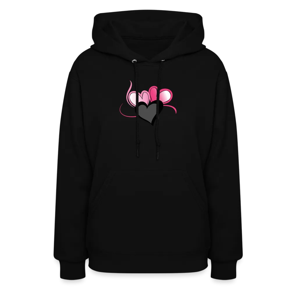 Three Heart Cord Women's Hoodie - Ships from The US