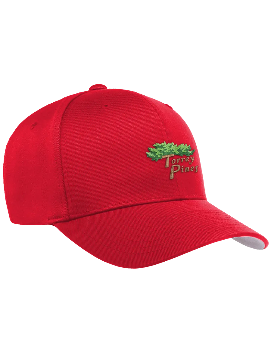 Torrey Pines Youth Flex-Fit Wooly Combed Golf Cap