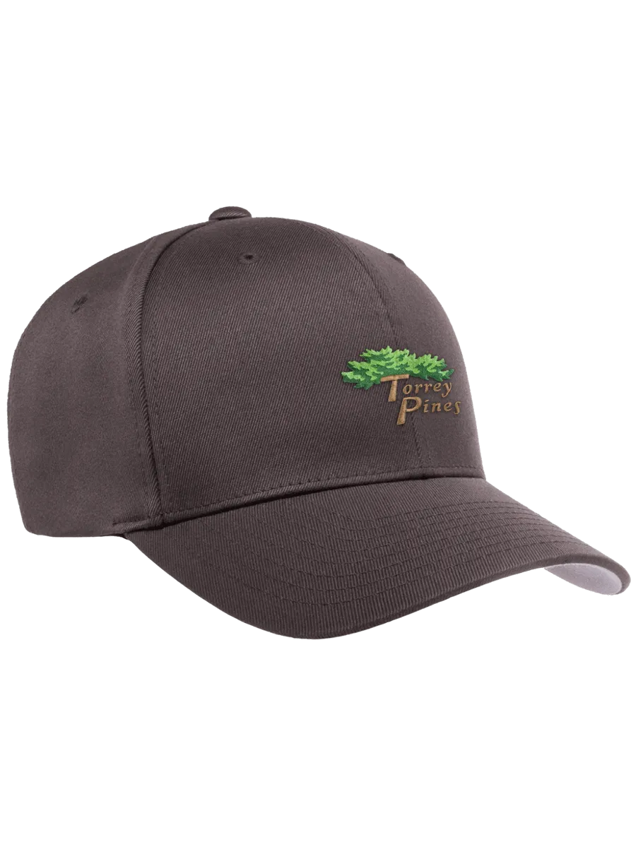 Torrey Pines Youth Flex-Fit Wooly Combed Golf Cap