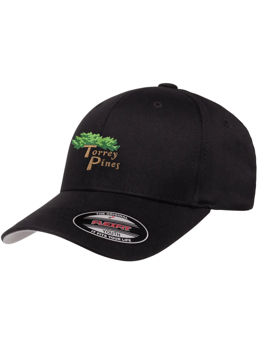 Torrey Pines Youth Flex-Fit Wooly Combed Golf Cap