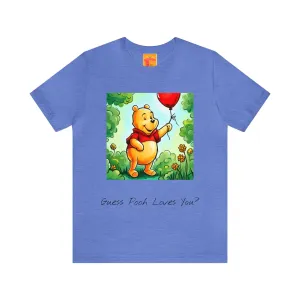 Unisex Jersey Short Sleeve Tee-Winnie The Pooh-Valentines