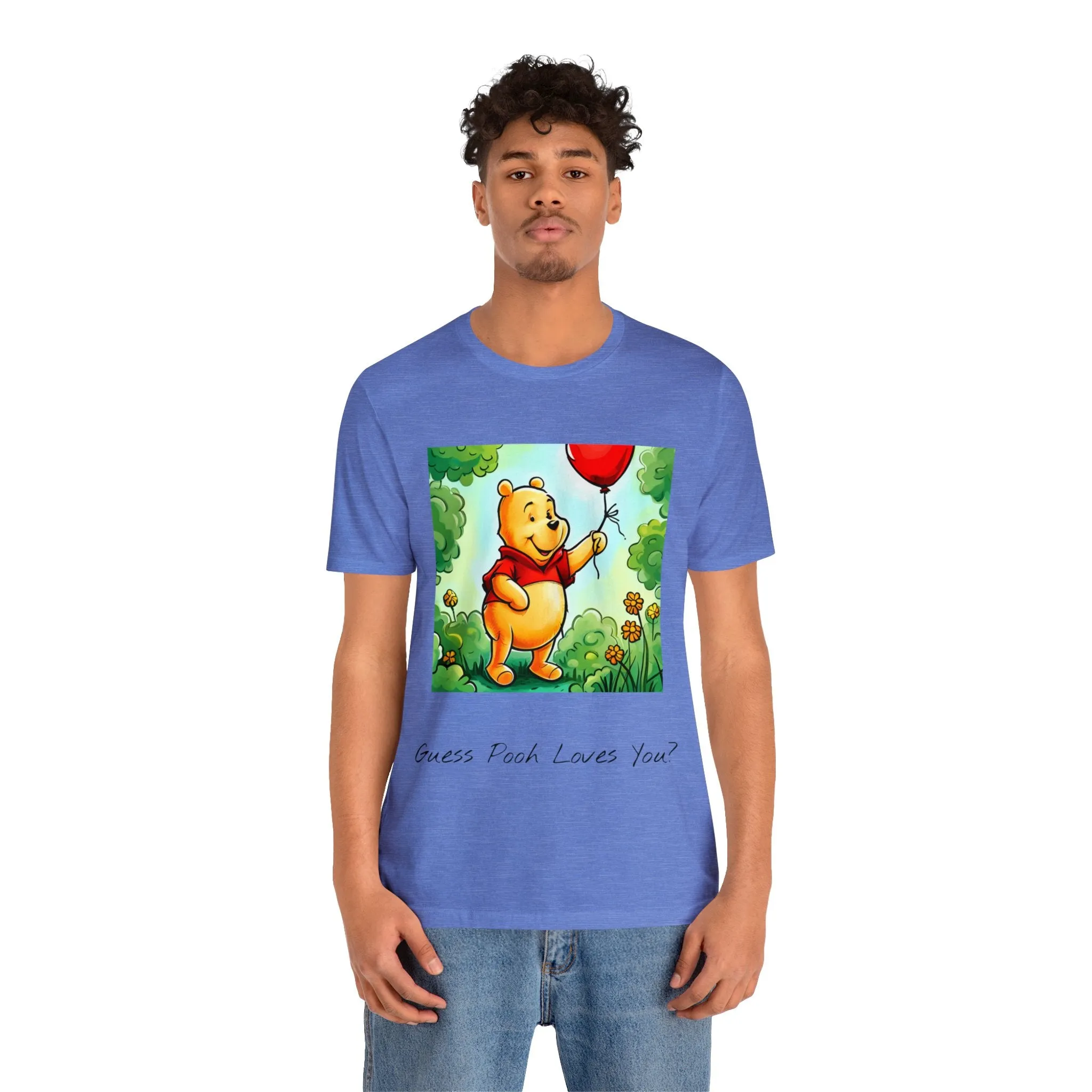 Unisex Jersey Short Sleeve Tee-Winnie The Pooh-Valentines