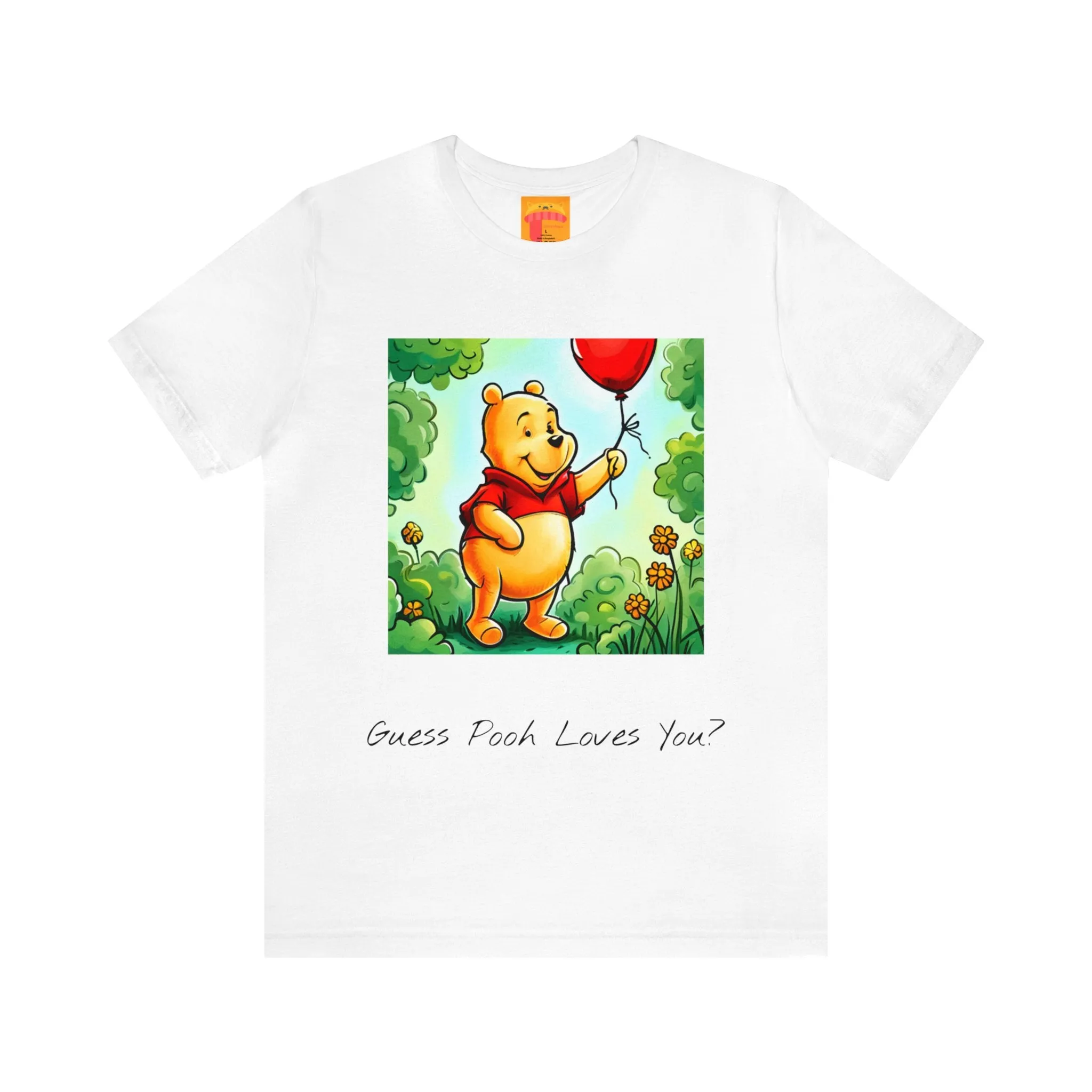 Unisex Jersey Short Sleeve Tee-Winnie The Pooh-Valentines