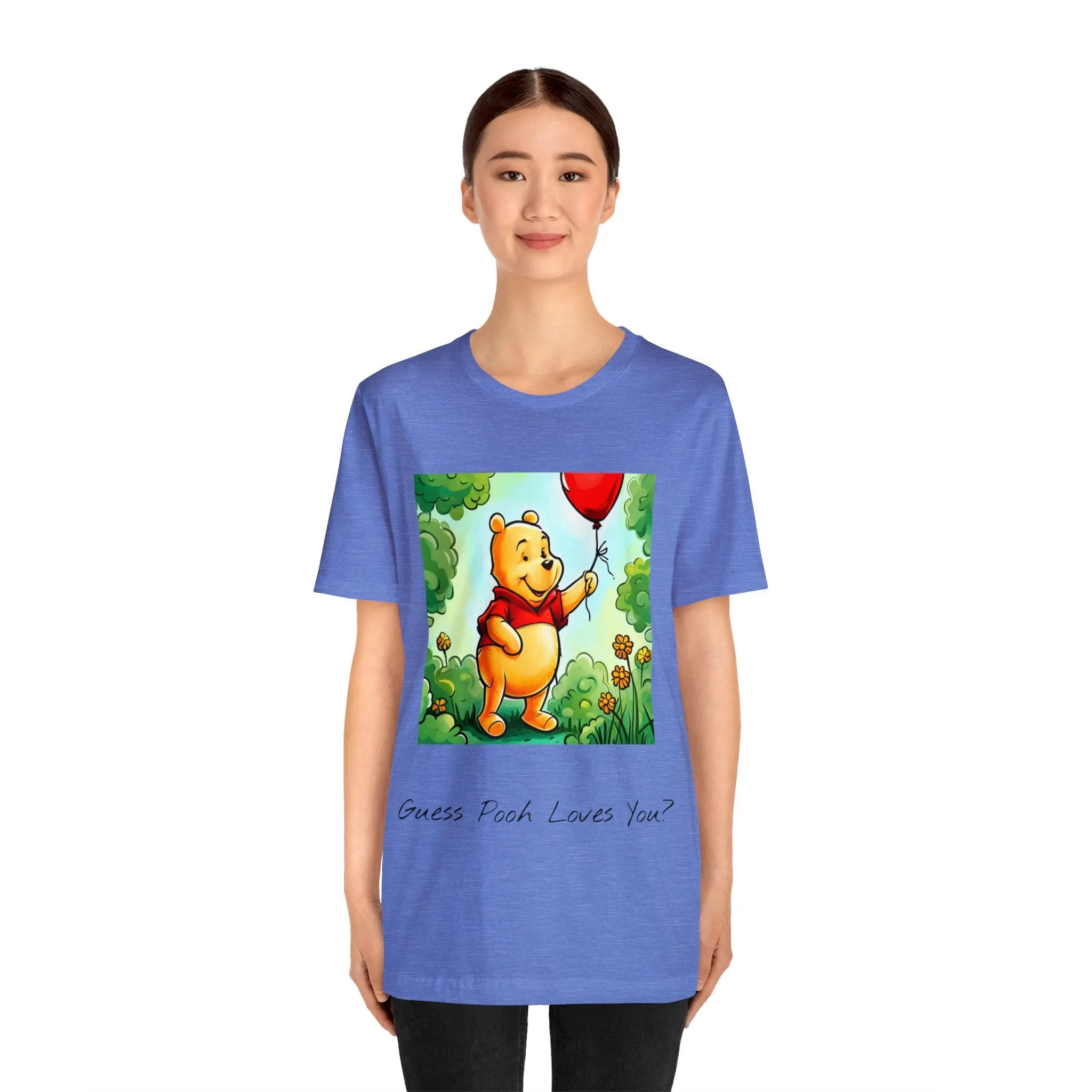 Unisex Jersey Short Sleeve Tee-Winnie The Pooh-Valentines