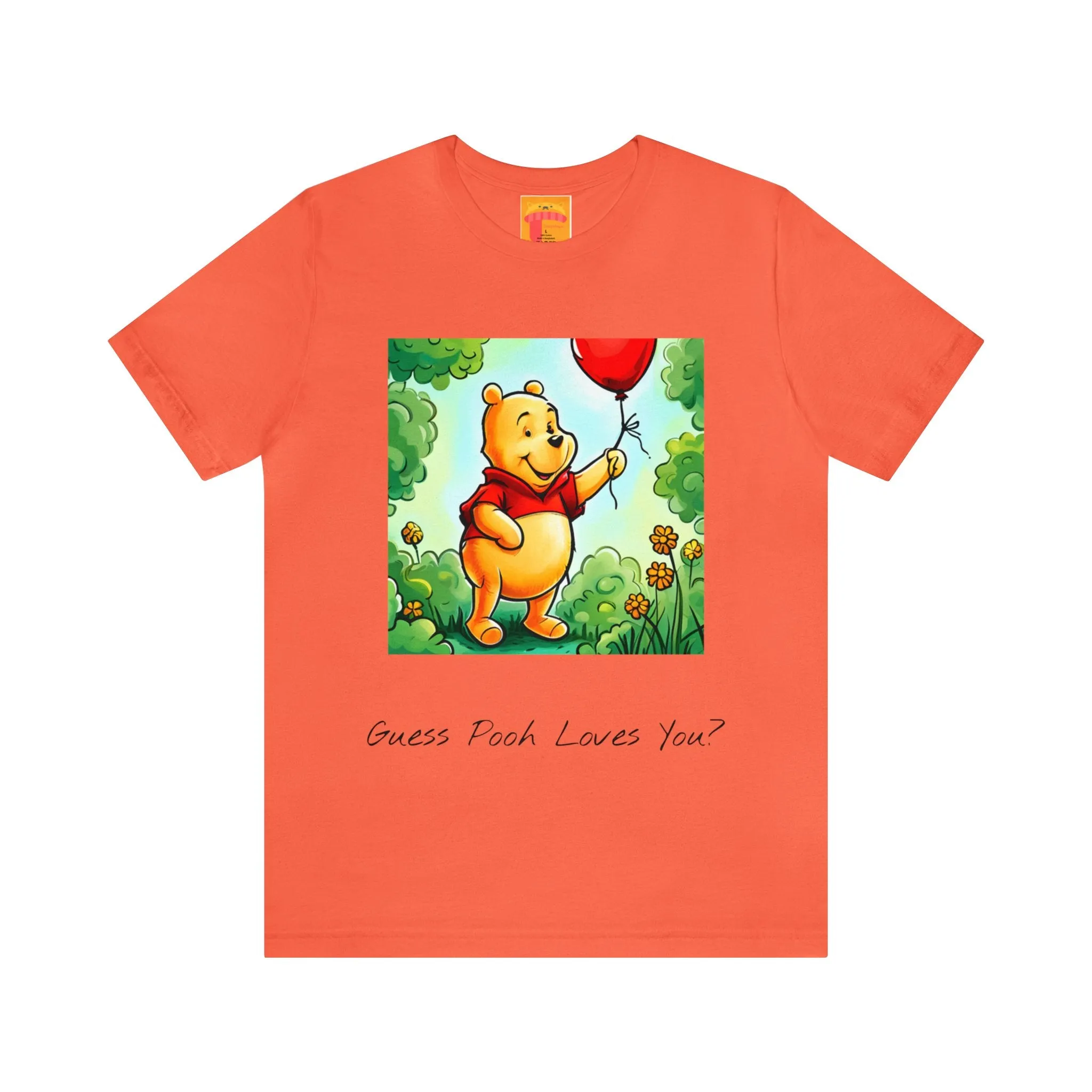 Unisex Jersey Short Sleeve Tee-Winnie The Pooh-Valentines