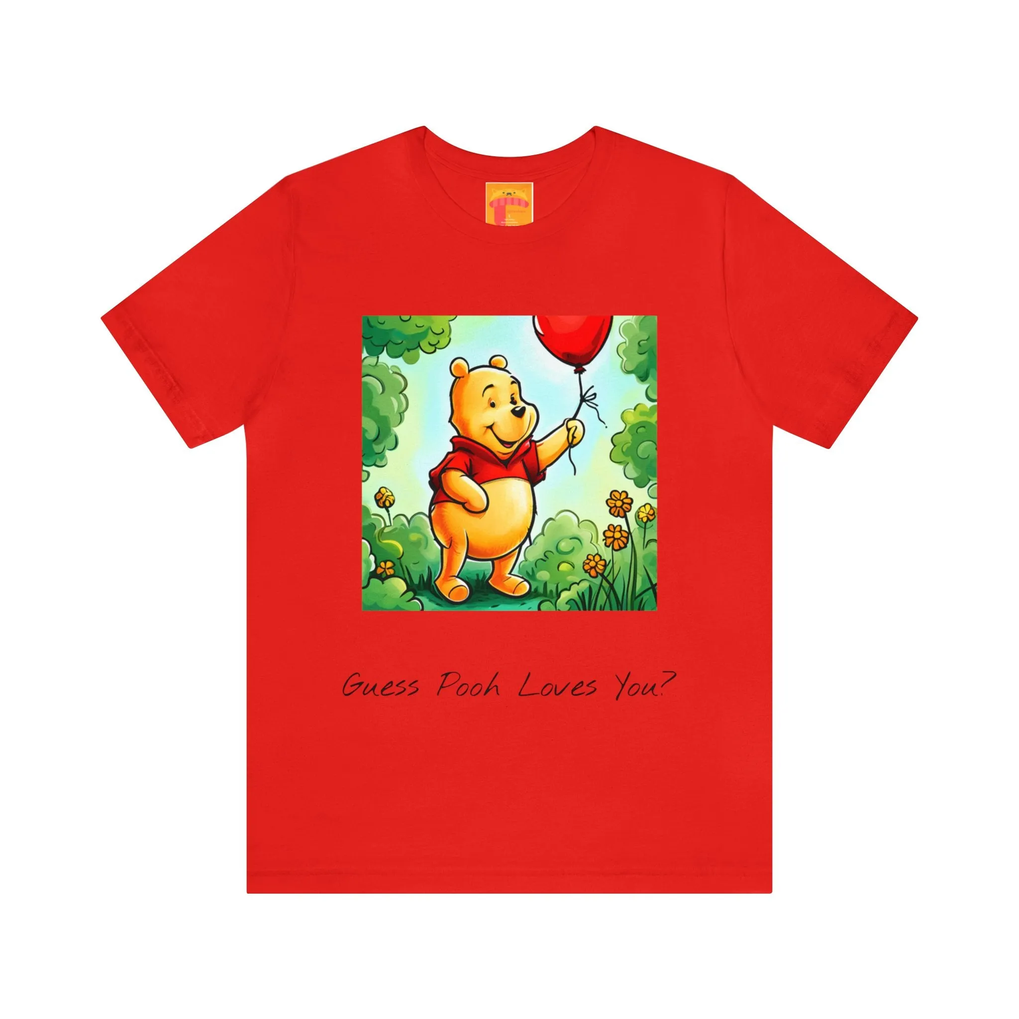 Unisex Jersey Short Sleeve Tee-Winnie The Pooh-Valentines