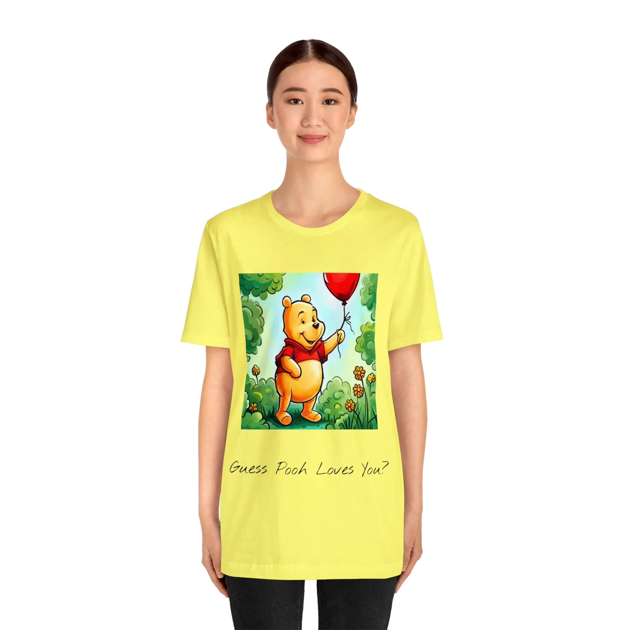 Unisex Jersey Short Sleeve Tee-Winnie The Pooh-Valentines