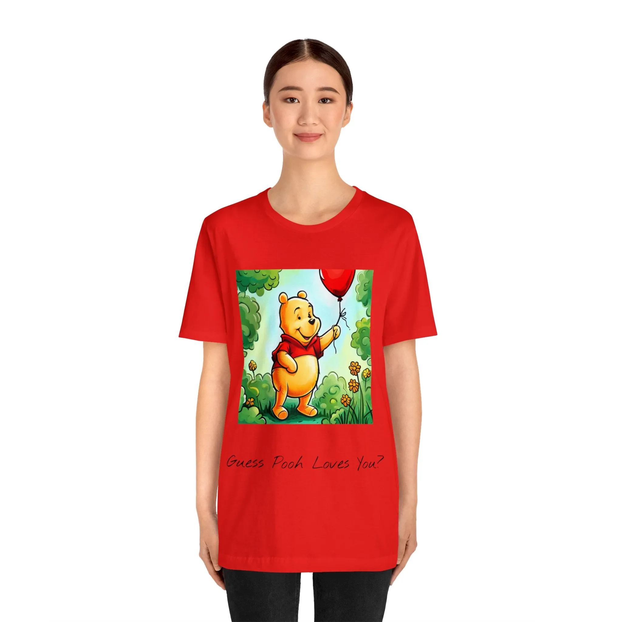 Unisex Jersey Short Sleeve Tee-Winnie The Pooh-Valentines