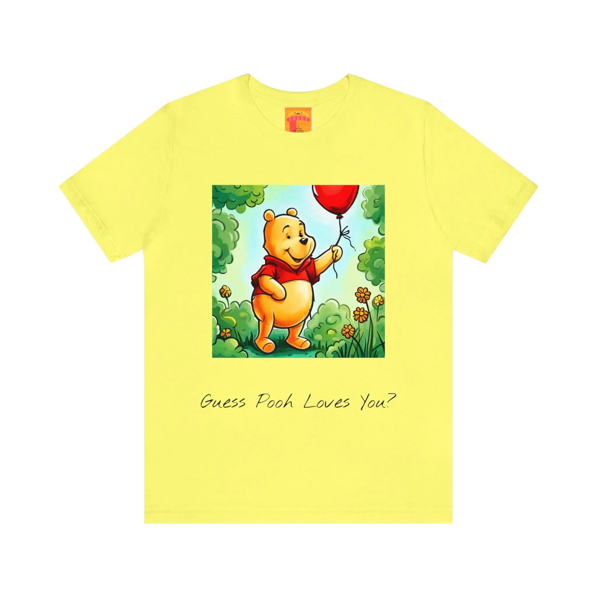 Unisex Jersey Short Sleeve Tee-Winnie The Pooh-Valentines