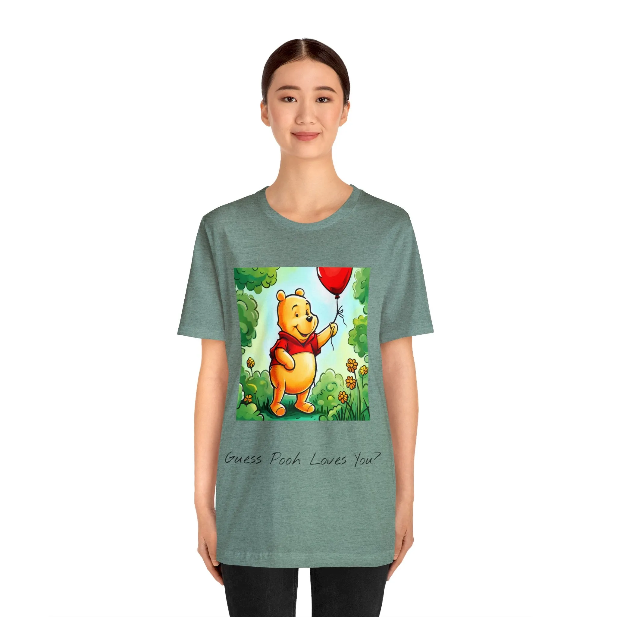 Unisex Jersey Short Sleeve Tee-Winnie The Pooh-Valentines