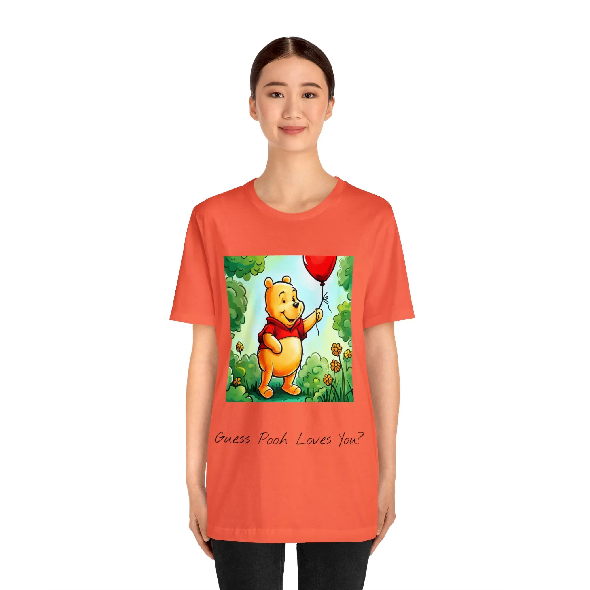 Unisex Jersey Short Sleeve Tee-Winnie The Pooh-Valentines