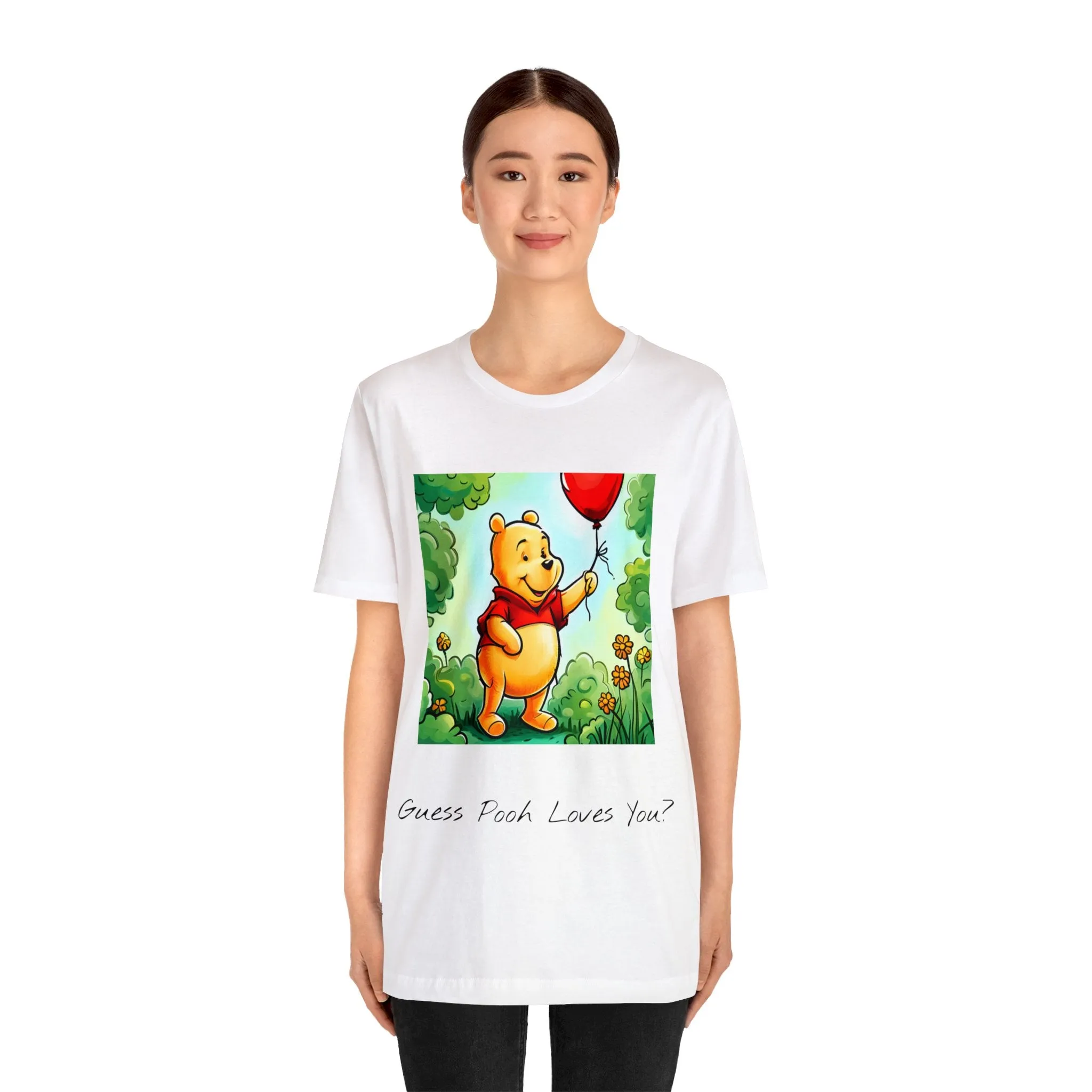 Unisex Jersey Short Sleeve Tee-Winnie The Pooh-Valentines